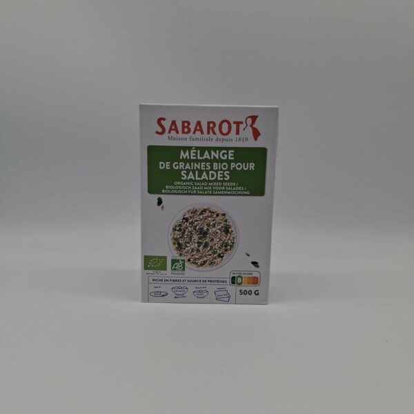 Mélange bio graines salades boite de 500gr