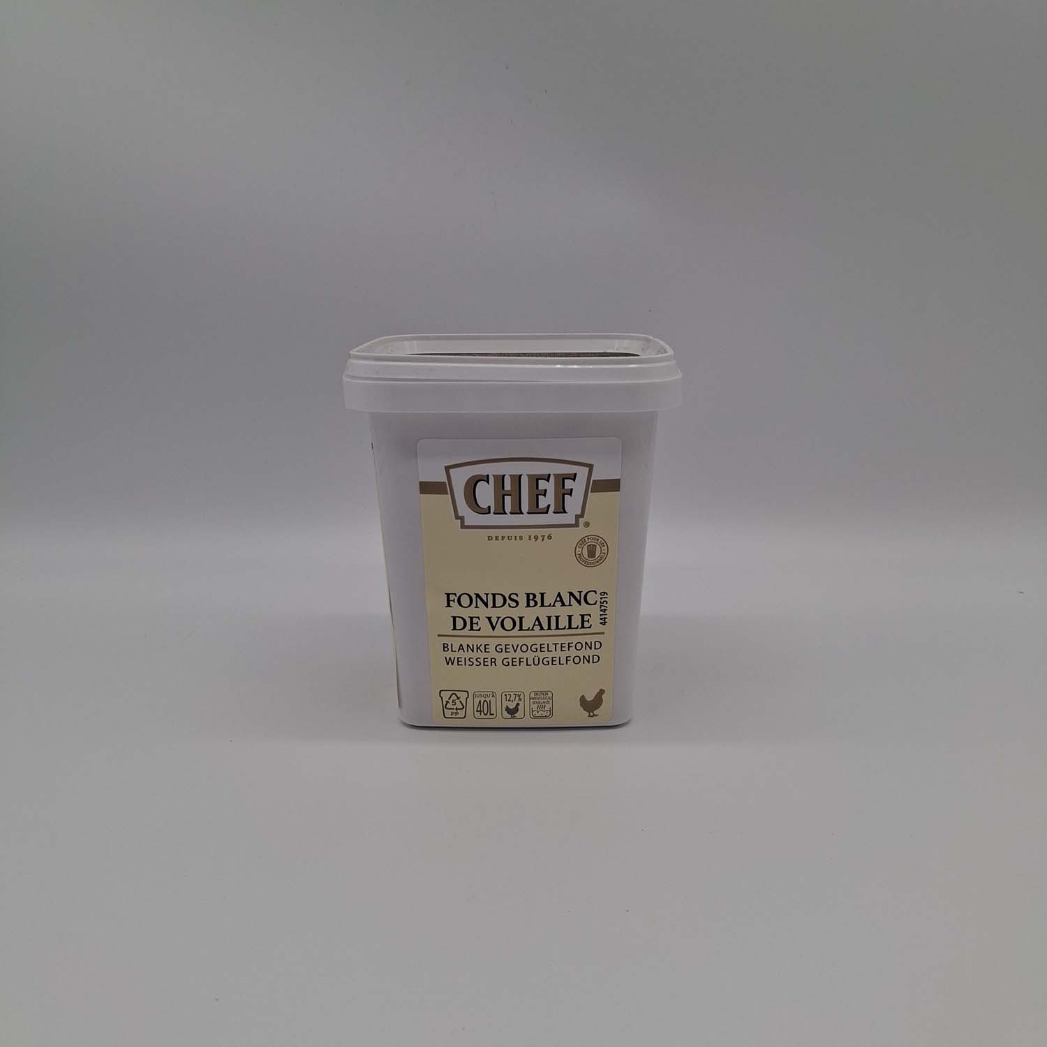 Fonds blanc de volaille 800gr CHEF