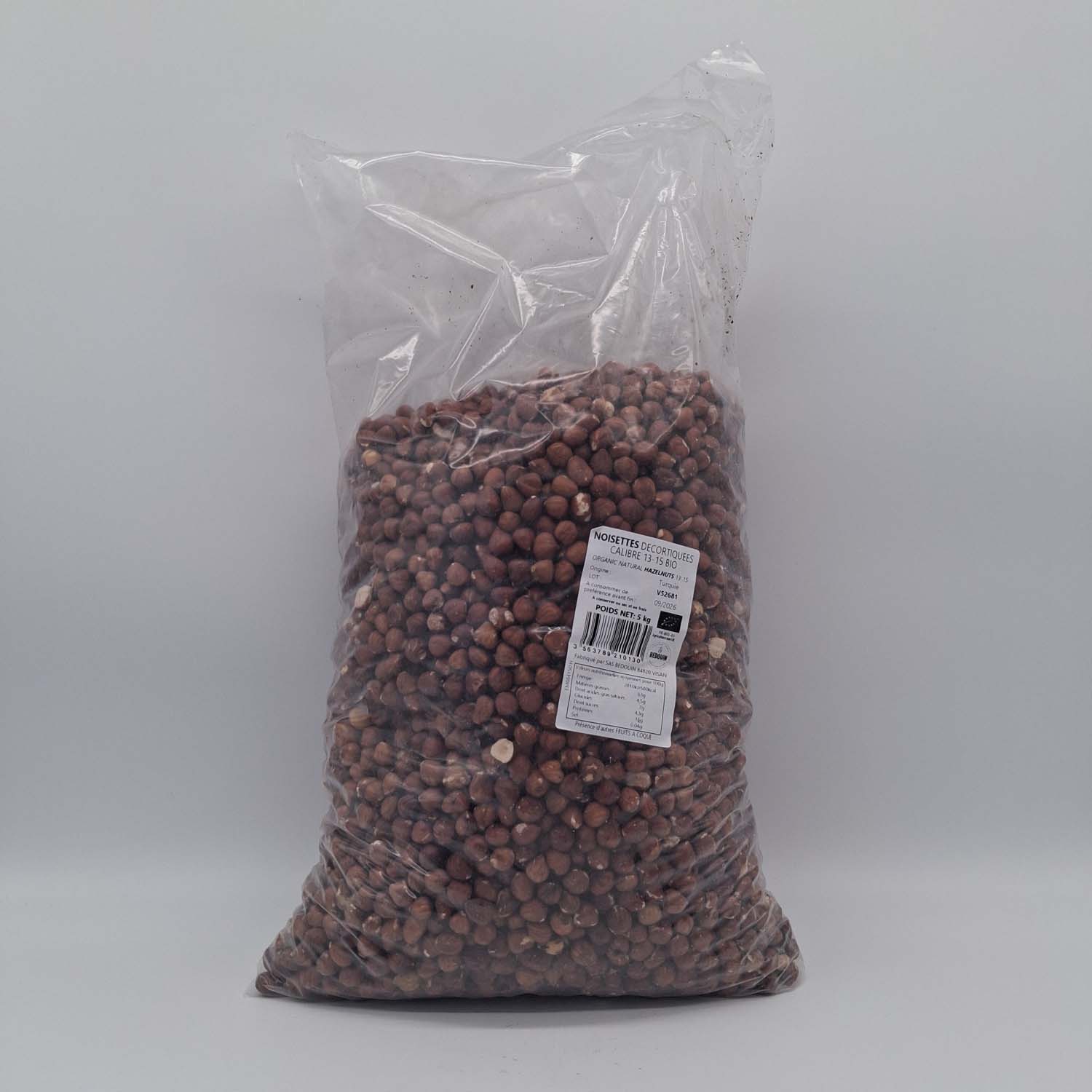 Noisette décortiquée 11/13 bio 5kg
